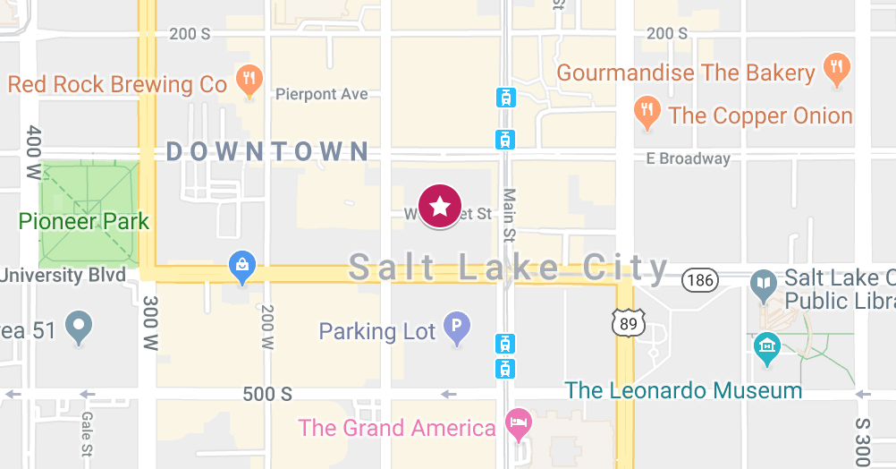 Best Brunch in Salt Lake City, Utah - Market Street Grill Map Location