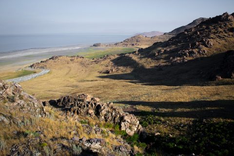 Antelope Island Campsite Views