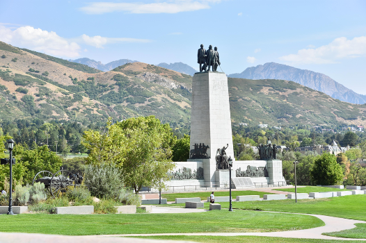 Image of Heritage Park Statue in Salt Lake City