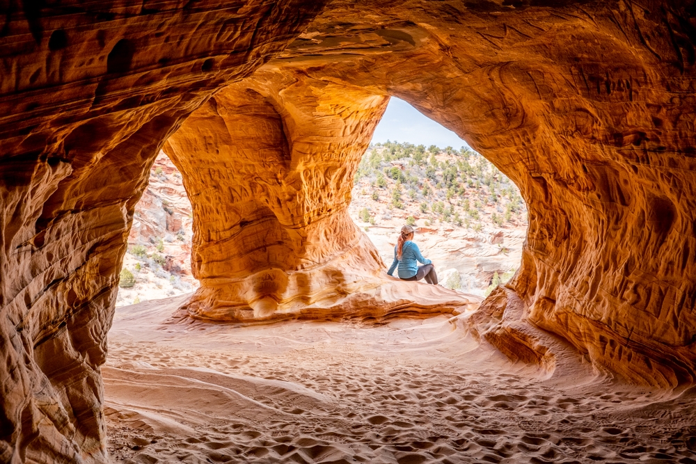 Sand Caves in Kanab, Utah.
