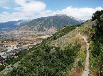 Bonneville Shoreline Trail, one of the many hidden gems in Utah.